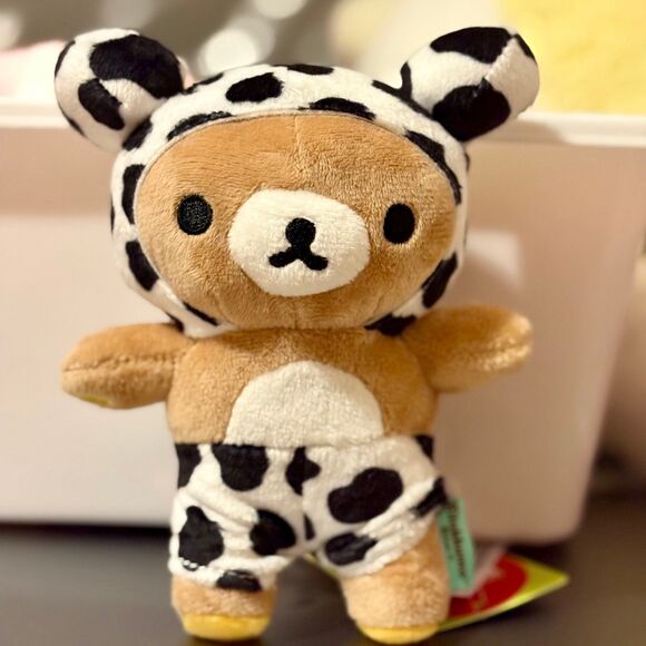 NWT San-X Rilakkuma Clover Collection Cow Costume Duo Set - Picture 2 of 4